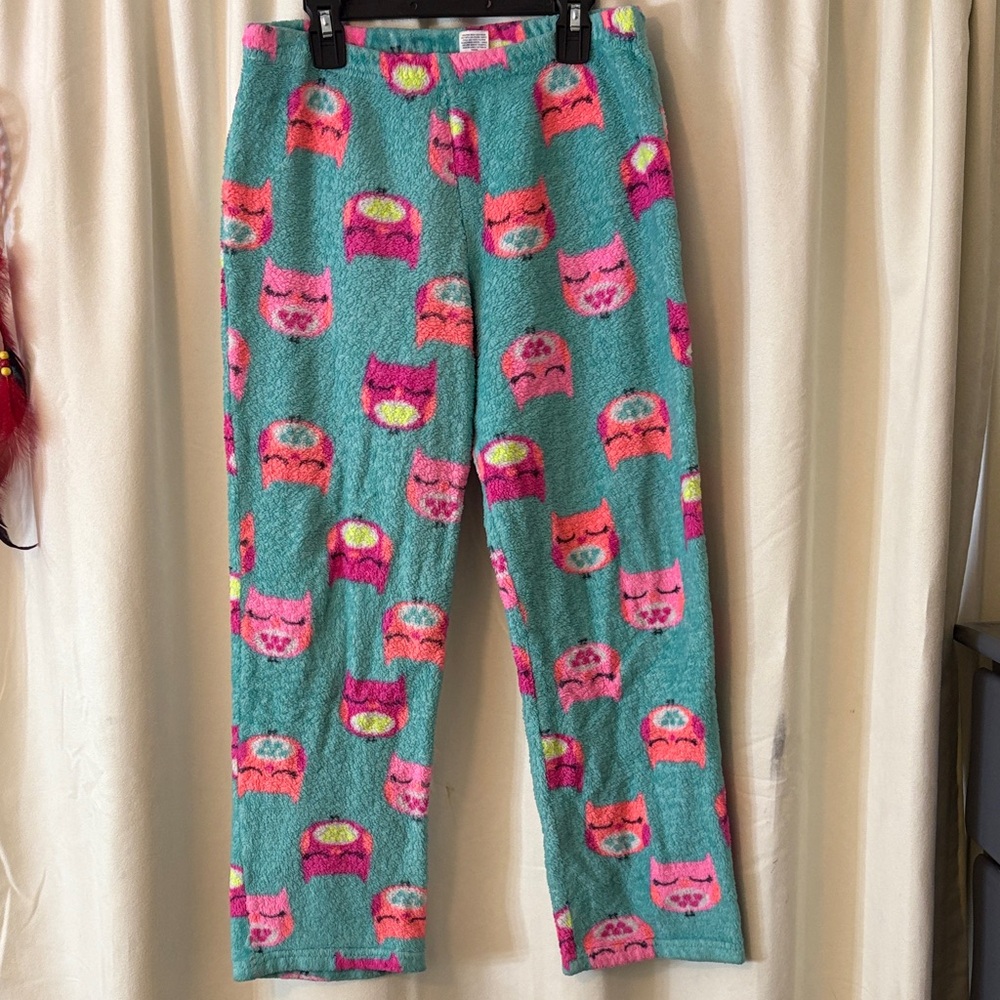 Girls size 14-16 Colorful Cat Print Pajama Pants
